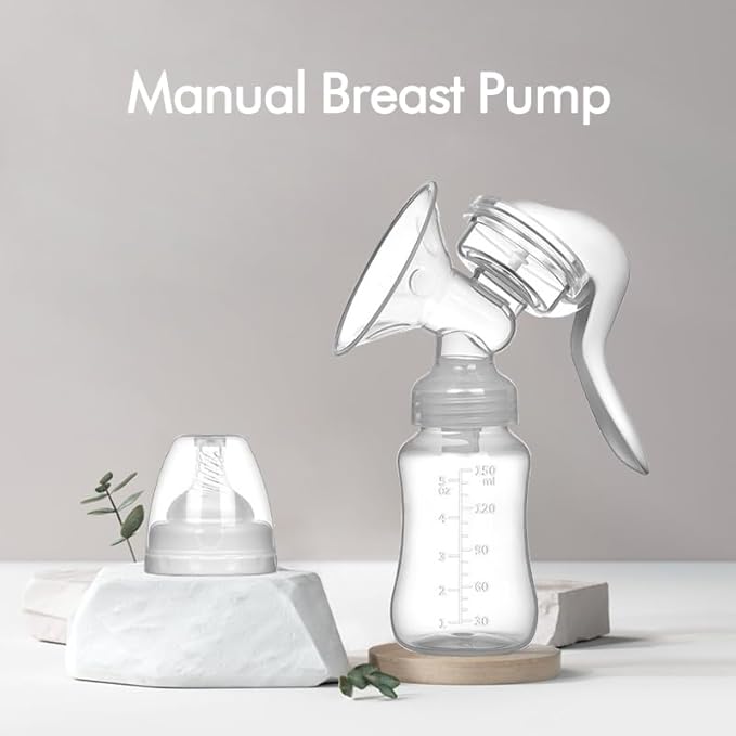 Manual Breast Pump for Breastfeeding, Small Portable Manual Breast Milk Catcher Baby Feeding Pumps & Accessories