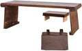 Tiny Side Table Wooden Floor Table by Unknown