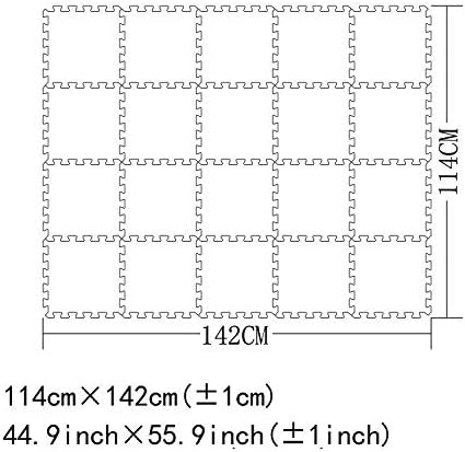 YIMINYUER® 20 Tiles (30cm×30cm×1cm Each Tile) Baby Soft Puzzle Play Mats, Kids Thick EVA Foam Floor, Toddlers & Children's Soft Interlocking Mat R01R06R10G301020