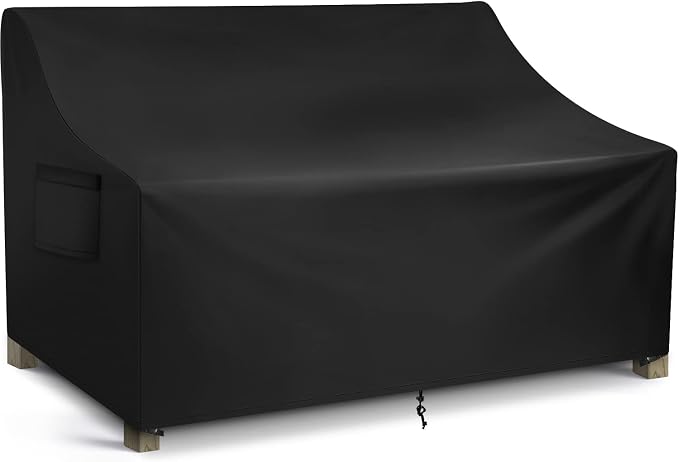 WLEAFJ Patio Sofa Cover Waterproof, Outdoor Loveseat Cover, Heavy Duty Outdoor by WLEAFJ
