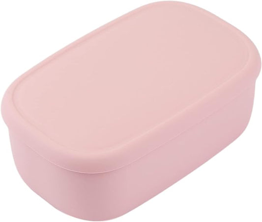 BLUE GINKGO Nesting Silicone Containers - Large Silicone Food Storage Container | BPA Free, Airtight, Dishwasher and Freezer Safe (47.5 oz) - Pink