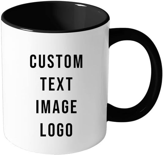 Custom Mug, Personalized Birthday Coffee Mug, Customized 11 Oz Ceramic Mug with Text, Taza Personalizadas for Men Women