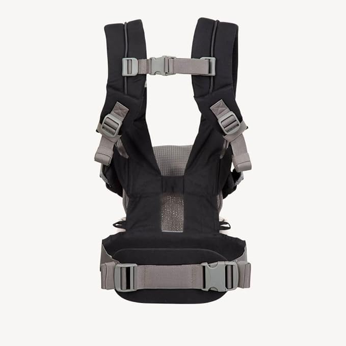 Joie Savvy Baby Carrier – Ergonomic, Adjustable Baby Carrier with 4 Carry Positions, Padded Shoulder Straps and Lumbar Support (Blackpepper)