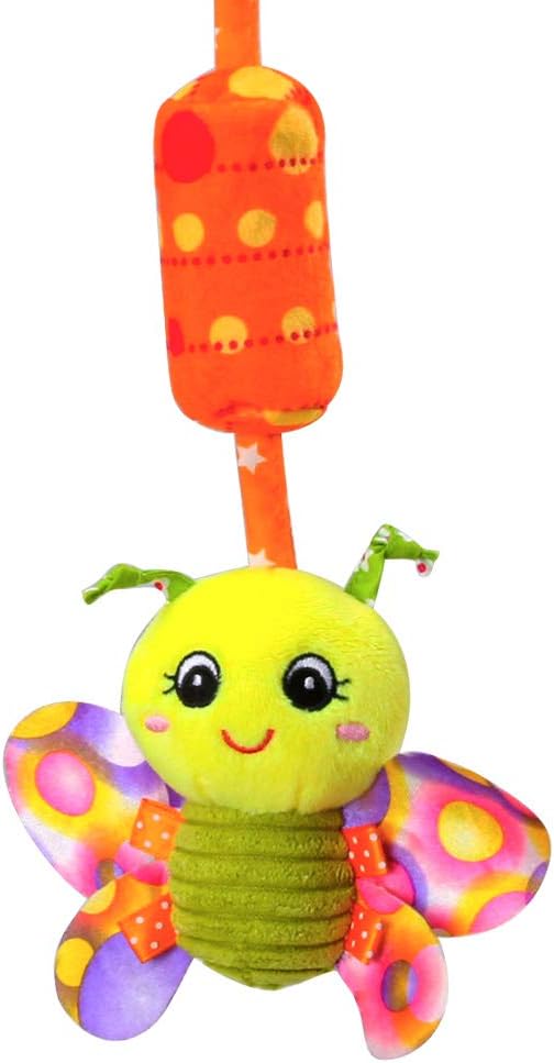 Caterbee Travel Arch Bassinet Toys for Infant & Toddlers, Baby Crib Stroller Accessory & Pram Activity Bar Toy for Senses and Motor Skills Development Indoor and Outdoor