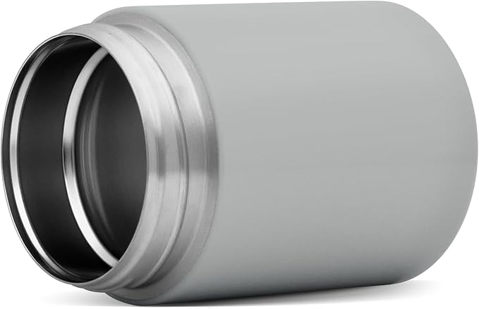 Simple Modern Food Jar for Hot Food | Reusable Stainless Steel Vacuum Insulated Leak Proof Lunch Storage for Smoothie Bowl, Soup, Oatmeal | Provision Collection | 12oz | Ice Gray