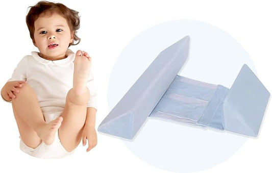 Baby Side Sleeper Weddge Breathable Pillow, Removable and Washable Breathable Bedding Set, Medium