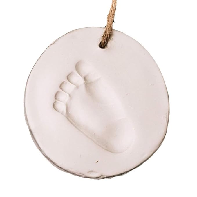 Footprint Kit – Baby Handprint & Dog Paw Print Mold Kit with Food Grade Clay, Safe and Easy Memory Keepsake for Kids and Pets, Food Grade Clay for Baby Footprint,