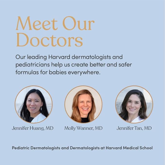 Tear Free Baby Shampoo & Body Wash - Organic, Hypoallergenic Baby + Kid Soap Hydrates & Nourishes While Gently Cleansing Sensitive Skin, Fragrance Free | 10.1 fl. oz.