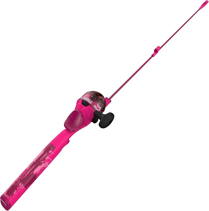 Zebco Youth 29-Inch Floating Spincast Reel and Fishing Rod Combo, Size 20 Reel, Pre-Spooled with 6-Pound Cajun Line