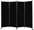 Room Divider 6FT Portable Room Dividers and Folding Privacy Screens, 4 Panel by HOMSCREENER