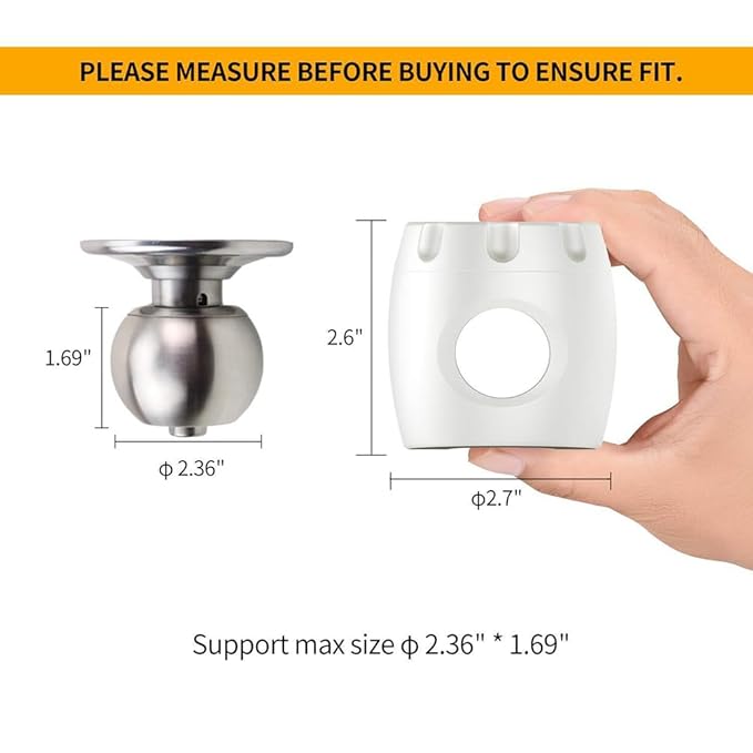 Kisangel 4Pack Baby Safety Door Knob Covers - Child Proof Door Handle Protector Child Safety Locks for Prevents Opening Doors