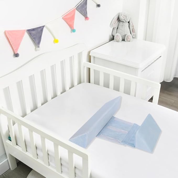 Baby Side Sleeper Weddge Adjustable Soft and Breathable Pillow,WHITE-1PC