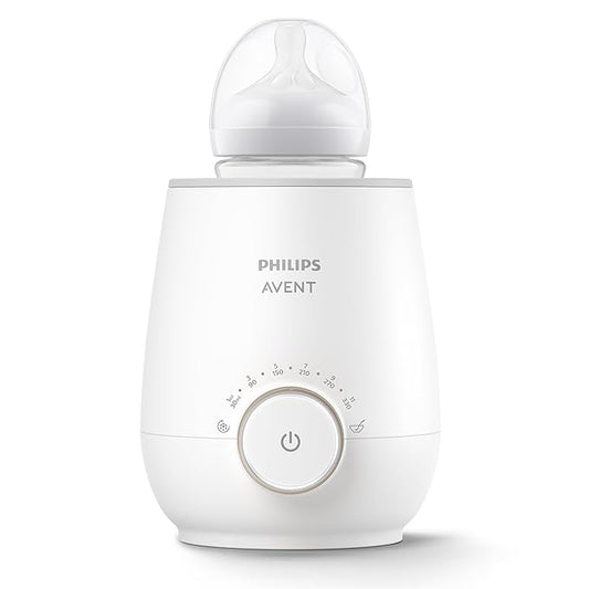 Philips Avent Premium Fast Bottle Warmer, with Smart Temperature Control, Water Bath Technology, Automatic Shut-Off, Model SCF358