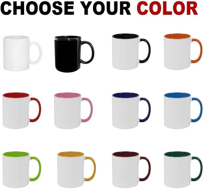 Custom Mug, Customized Photo Coffee Mug Oil Painting Effect, Personalized 11 Oz Ceramic Mug with Text Photo, Taza Personalizadas for Men Women