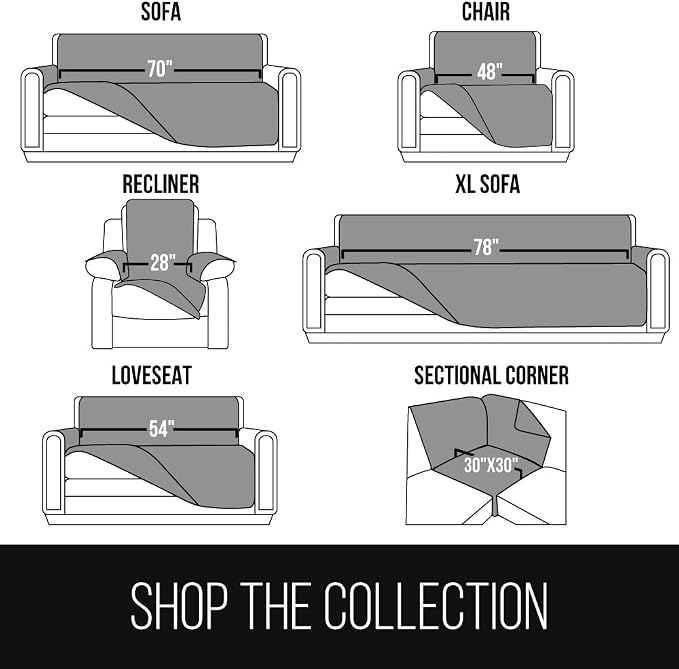 Sofa Shield® Couch Slip Covers for Dogs Oversized, Reversible Furniture - Image 9