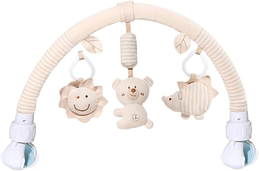 Pau1Hami1ton Baby Stroller Arch Toys, Car Seat Toys,Baby Gifts.S-19(Bear)