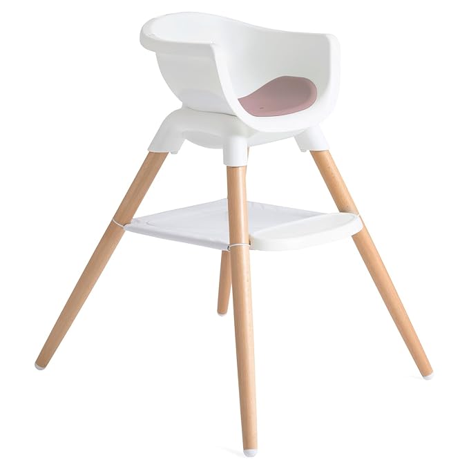 Joie Chai Multi-Mode Highchair - European Beech Wood, Convertible, 9+ Modes, Birth up to 60 lb. (Lola)
