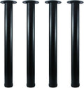 QLLY 22 inch Adjustable Metal Desk Legs, Heavy Duty Furniture Table Legs by QLLY