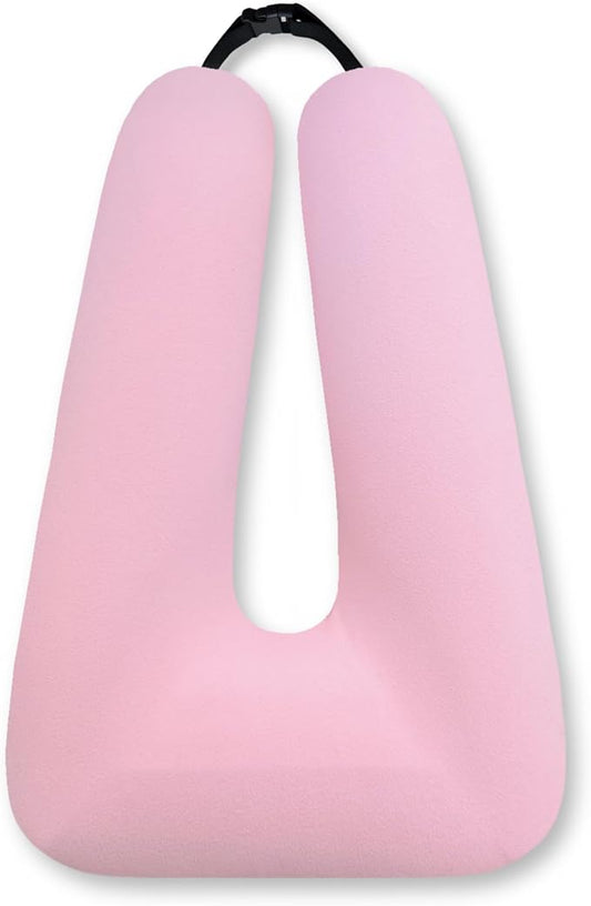 Travel Pillow Car Pillow Kid Car Sleeping The Sleeping Aid for Adults and Kids on Road Trips Sponge Kids Travel Pillow Provides Body and Head Support Pink