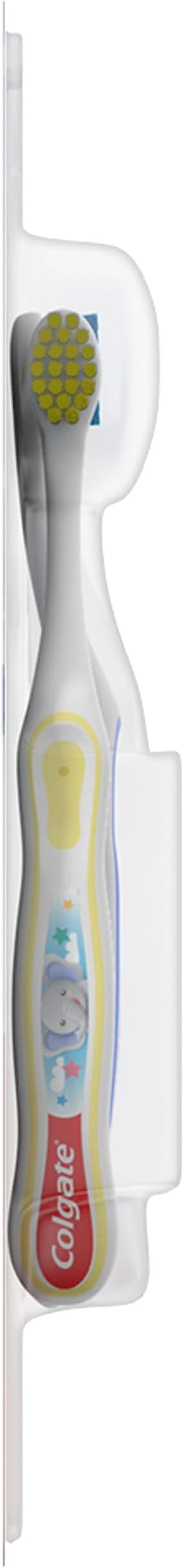 Colgate My First Baby and Toddler Toothbrush, Extra Soft Infant Training Toothbrush, Ages 0-2, 6 Count