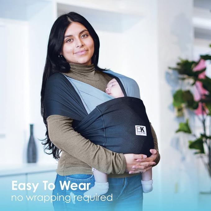 Active Oasis Baby K'tan Baby Carrier Wrap: #1 Easy Pre-Wrapped Baby Sling Gift | Breathable Sport Blend | UVA/UVB Infant Sun Protection | Promotes Safe Hygiene | Newborn up to 35lb (See Size Chart)
