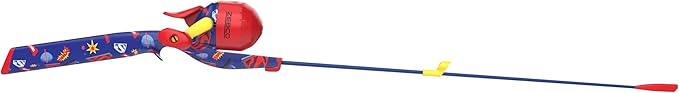 Zebco Youth 29-Inch Floating Spincast Reel and Fishing Rod Combo, Size 20 Reel, Pre-Spooled with 6-Pound Cajun Line
