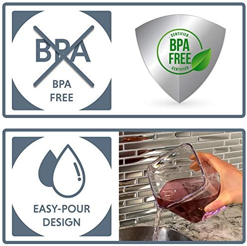 BopTop (1pc - 5lb Flour) Airtight Food Storage Container – Mechanical Silicone Seal Canister - BPA-Free - 4.2Qt