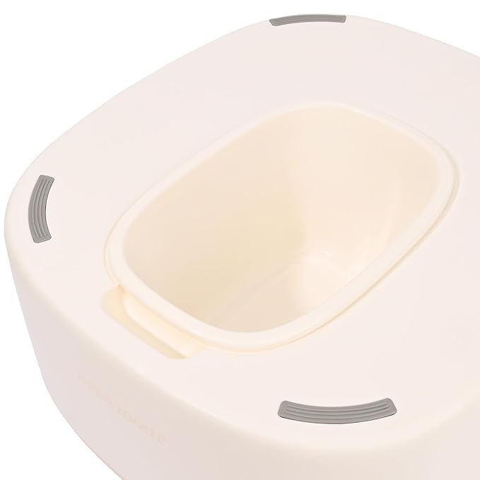 Bebamour Potty Training Toilet 3 in 1 Multi-Functional Potty Seat Detachable Baby Potty Step Stool Anti-Slip Stable Potty Training Toilet with 100 Pack Trash Bags (Pink)