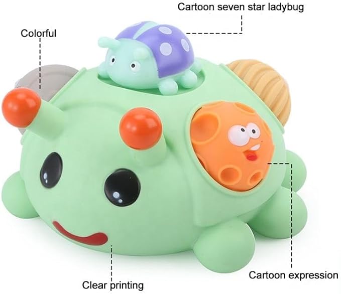 Baby Sensory Toys Montessori Balls for Toddlers 1-3, Perfect Teething Gift, Sensory Balls in Ball for Babies 6-12 Months, Promotes Hand-Eye Coordination, Fine Motor Skills