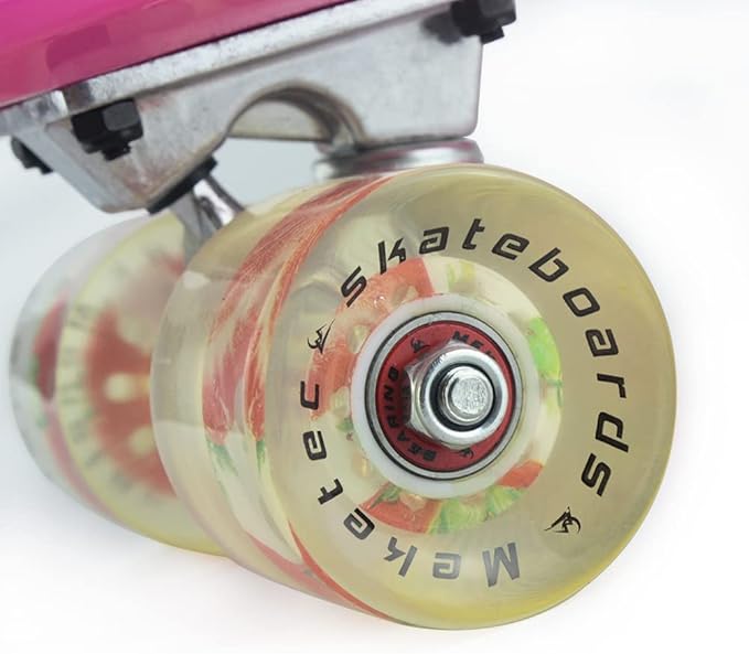 Skateboards Complete 22 Inch Mini Cruiser Retro Skateboard for Kids Boys Youths Beginners