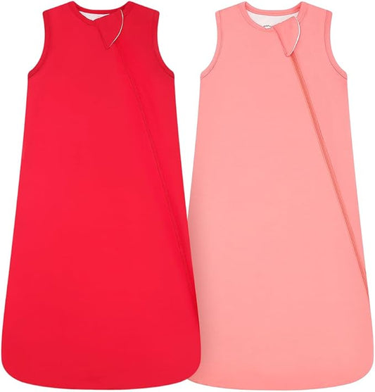 HAPIU Unisex Rayon Made from Bamboo Baby Sleep Sack TOG 1.0, 2-Way Zipper YKK, Wearable Blanket Baby