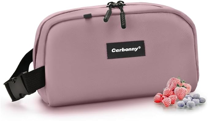 Small Cooler Bag Freezable Lunch Bag for Work School Travel,Leak-proof Small Lunch Bag,Small Insulated Bag For Kids/Adults,Freezer Lunch Bags,Freezable Snack Bag,Mini Lunch Bag 9.8x5.5x4 inches