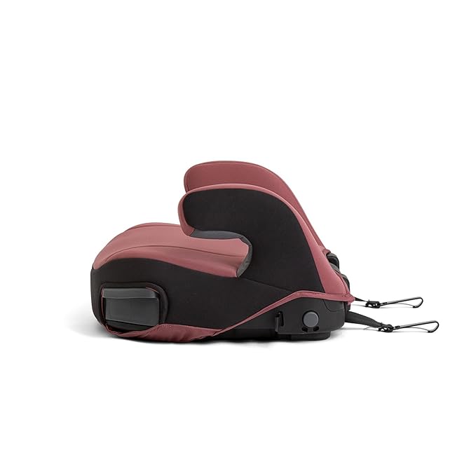 Joie Basil Highback and Backless Booster Car Seat for Big Kids 4 to 12 Years Old, Lightweight 2-in-1 Design (Crimson)
