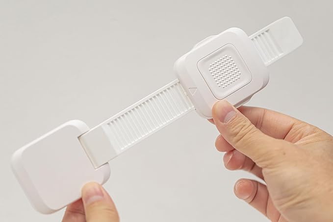 YEYA Upgraded No Drill Furniture Anchors for Baby Proofing, Anti-Tip Adjustable Straps, 2 Pack