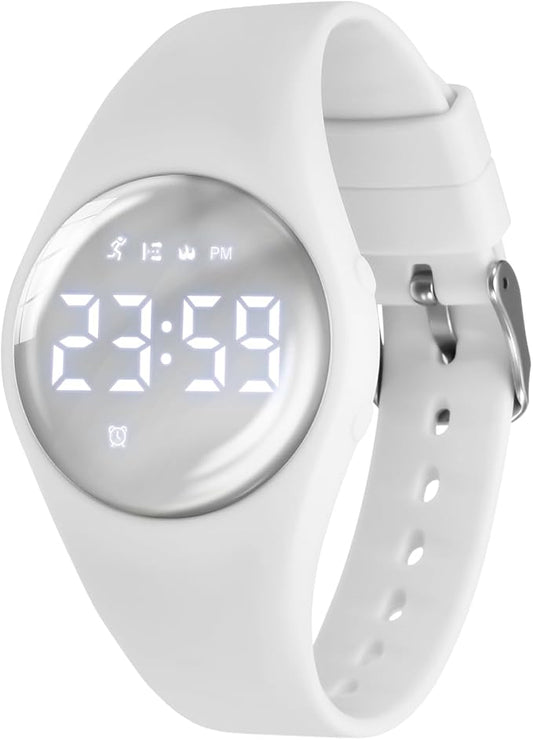 Kids Watches for Girls Boys Digital Sport Watch with Step Counter Pedometer Vibration Alarm Clock, No App Waterproof Fitness Tracker Kids Watch Boys Girls Teens Students Ages 5-16