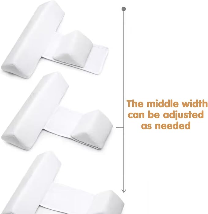 Baby Side Sleeper Weddge Adjustable Soft and Breathable Pillow,WHITE-1PC