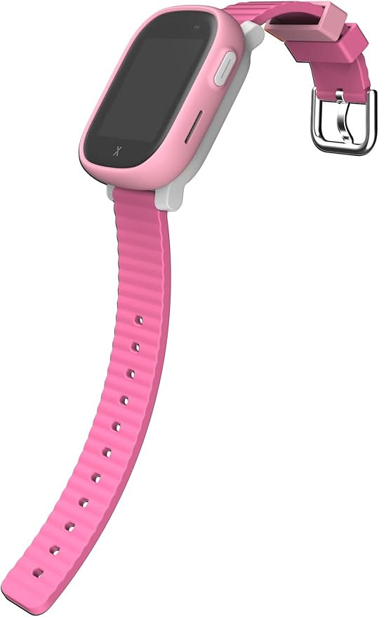 XPLORA X6 Play - Watch Phone for Children (4G) - Calls, Messages, Kids School Mode, SOS Function, GPS Location, Camera and Pedometer – (Subscription Required) (Pink)