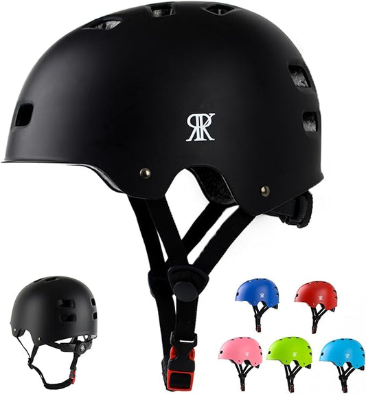 Youth Kids Bike Helmet, Skateboard Bicycle Helmet for Age 5-8-10-12-14 Teen Boys Girls Adjustable and Multi-Sport for Scooter Roller/Inline Skate