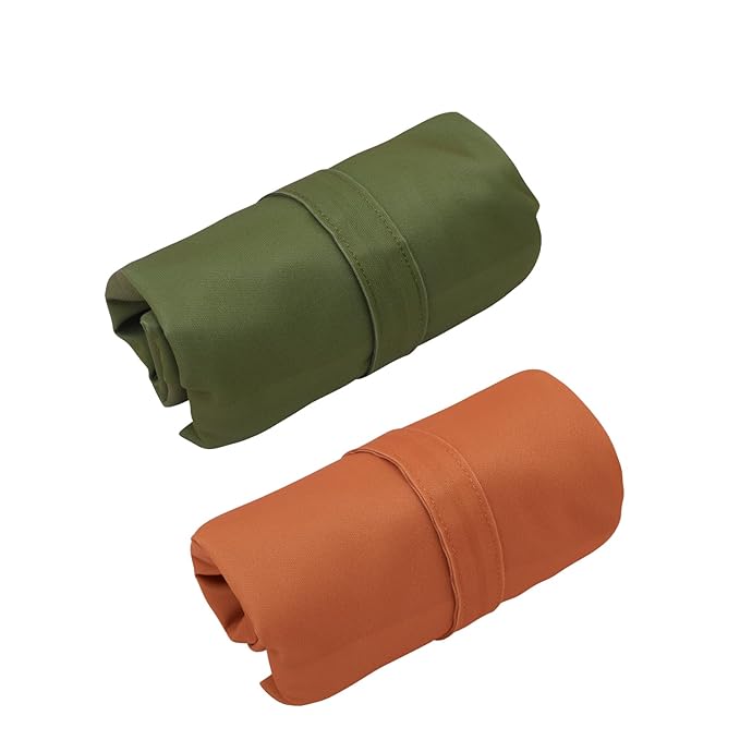 ALVABABY 2pcs Cloth Diaper Wet Dry Bags Waterproof Reusable with Two Zippered Pockets Travel Beach Pool Daycare Soiled Baby Items Yoga Gym Bag for Swimsuits or Wet Clothes 2LM04