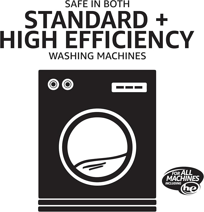 Amazon Basics Concentrated Liquid Laundry Detergent, Free of Perfumes & Clear of Dyes, 110 loads, 82.5 Fl Oz (Previously Solimo)