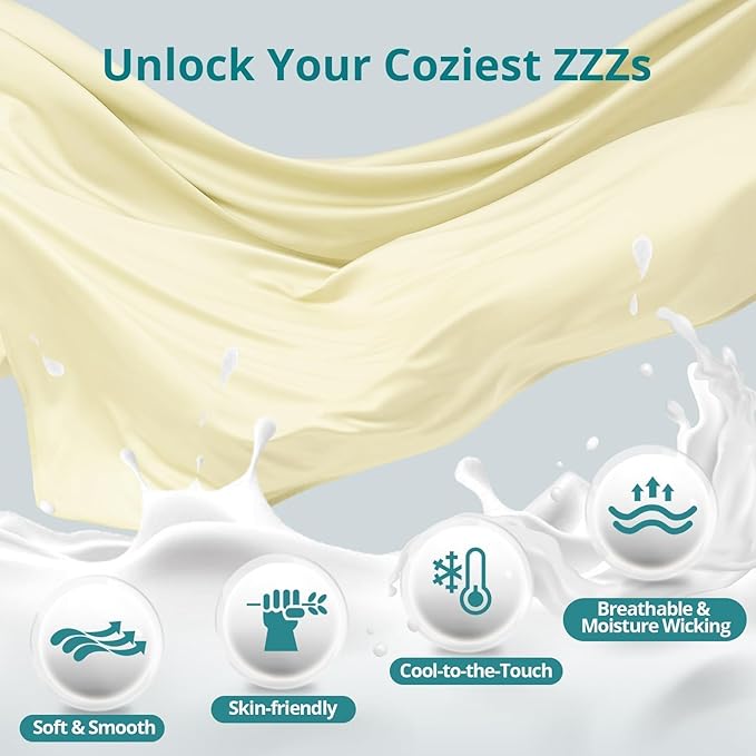 Sasttie Pregnancy Pillows for Sleeping, U Shaped Cooling Full Body Pregnancy Must Haves, 57 Inch Maternity Pillow for Pregnant Women, Pillow with Removable Cover for Side Sleeper, Light Yellow