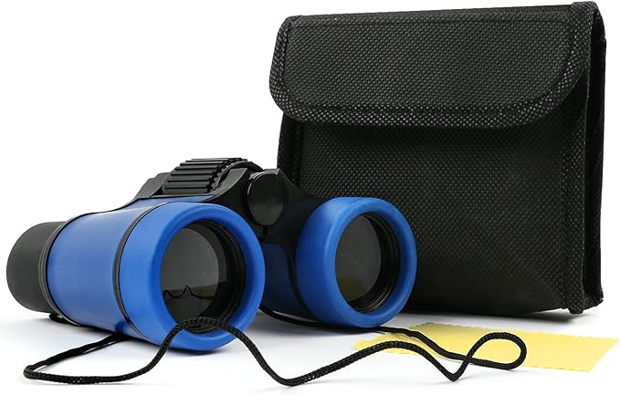 Scotamalone Kids Binoculars Shock Proof Toy Binoculars Set for Age 3-12 Years Old Boys Girls Bird Watching Educational Learning Hunting Hiking Birthday Presents