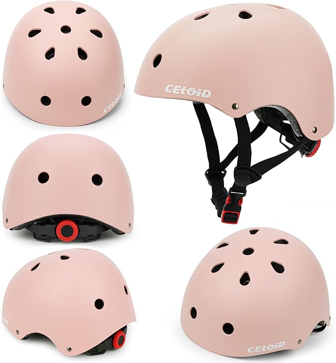 Kids Bike Helmet,Toddler Skateboard Helmets for Ages 2-3-5-8-14 Years Boys Girls，Adjustable Multi-Sport Bicycle Skateboarding Football Roller Skating Scooter Rollerblade Balance Bike Helmet