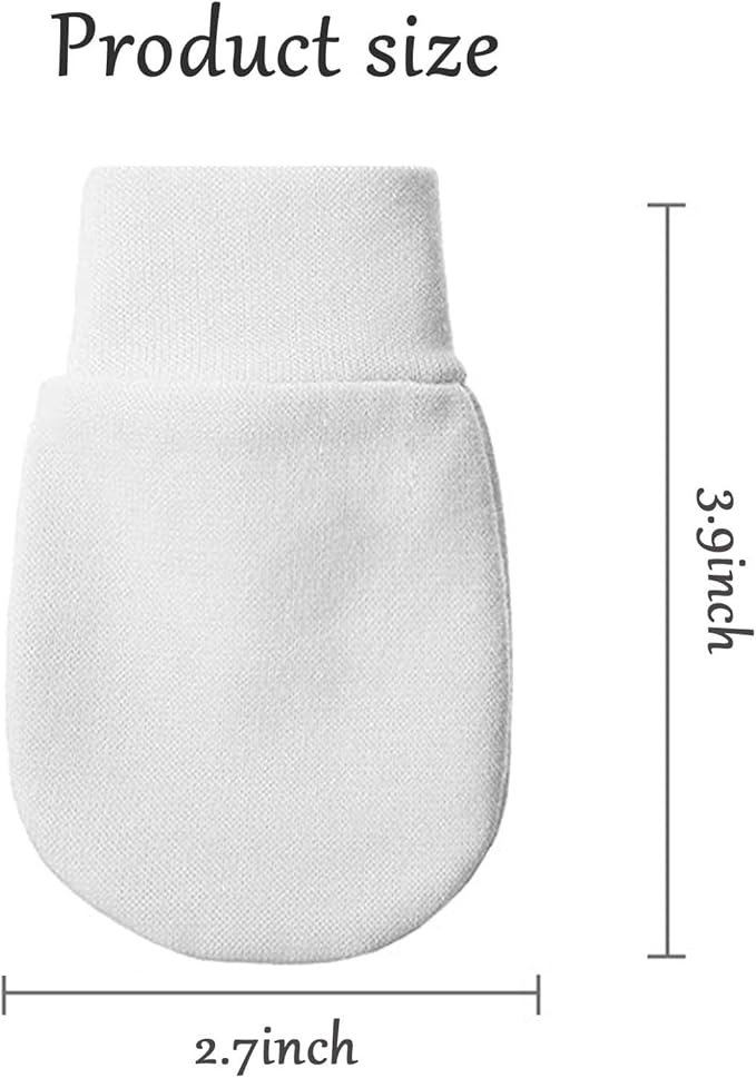 Baby Mittens No Scratch Mittens Infant Soft Gloves Mittens for 0-6 Months Boys Girls