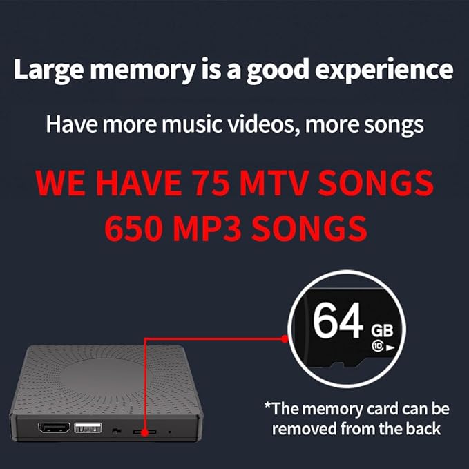 Music Dance Mat for Kids & Adults,Ideal for Fitness Dance Games,899 Games,64GB Memory Card,75 Music Videos,650 Songs.Made of Premium Flannel,for TV use,a Luxurious Gift for Children