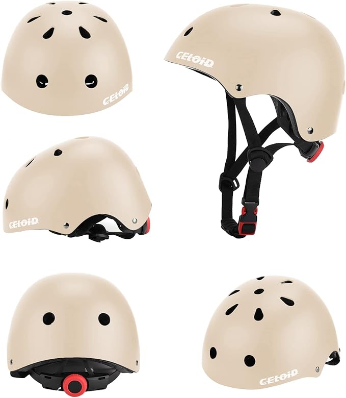 Kids Bike Helmet,Toddler Skateboard Helmets for Ages 2-3-5-8-14 Years Boys Girls，Adjustable Multi-Sport Bicycle Skateboarding Football Roller Skating Scooter Rollerblade Balance Bike Helmet