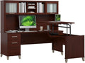 Bush Home 72-Inch L-Shaped Sit to Stand Desk by BushHome