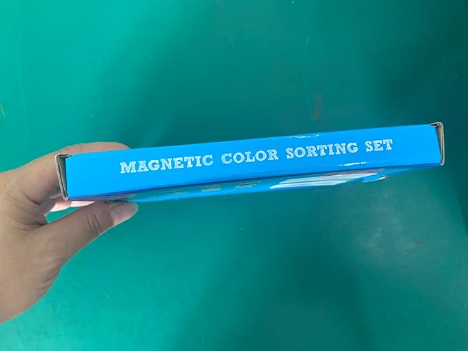 12 Pieces Magnetic Color Sorting Toys, 60 Color Magnets Educational Refrigerator Whiteboard for Baby Toddlers Kids Magnets
