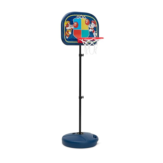 Delta Children PAW Patrol Basketball Hoop Set for Kids, Blue