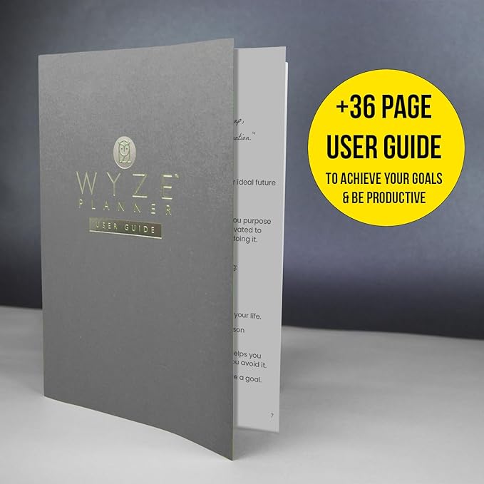 Undated Daily Planner – 1-Year B5 Productivity Organizer with Two-Page Weekly Spread, Goal Setting, Habit Tracker, Weekly & Monthly Pages – Hardcover Time Management Notebook (Gray)